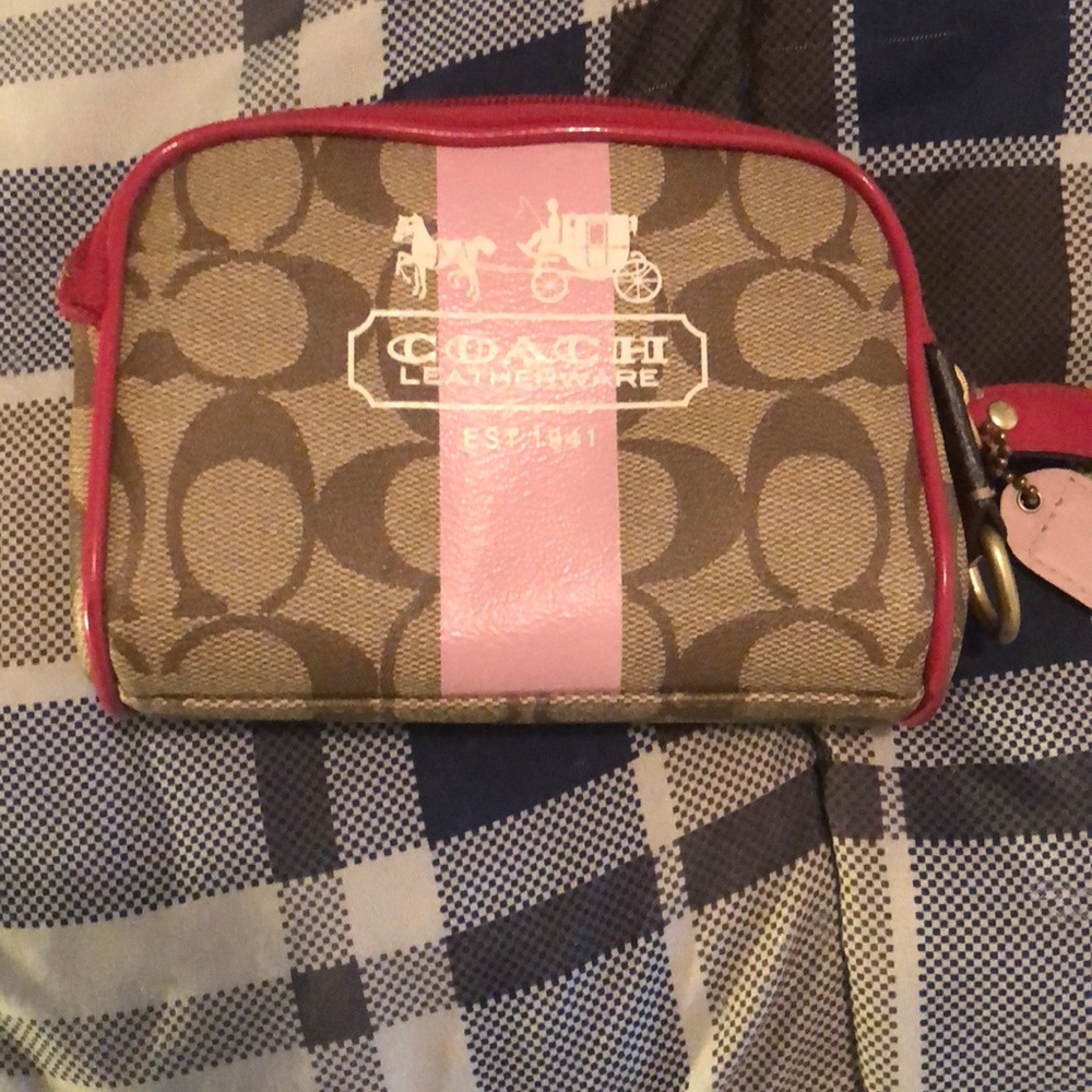 Coach cosmetic bag